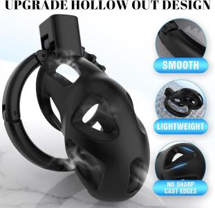 قفص للقضيب القابل للتعديل – تصميم خفيف و8 أحجام حلقات للراحة المثالية